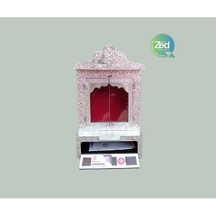 Aluminium Small Pooja Temple - PM12AL-4