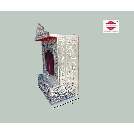 Aluminium Small Pooja Temple - PM12AL-5
