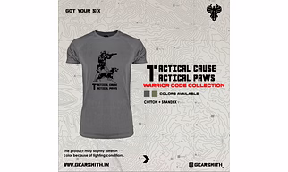 Rookie T-shirt-Tactical Paws (Grey)