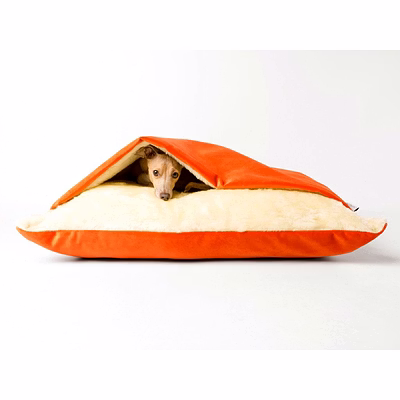 soft faux fur designer dog bed