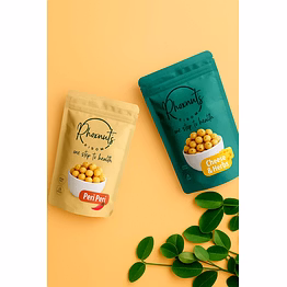 a++ roasted flavoured makhana in olive oil with eight international flavoured (puff's water lily)