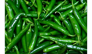 Green chillies