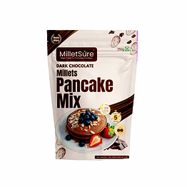 milletsure dark chocolate millets pancake mix 250gm