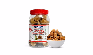 Zaruree Natural Jaggery Candies 500g (15g Each) | Chemical-Free & Naturally Processed | Healthy Sweet Treats