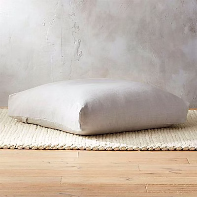cotton square meditation cushion-with buckwheat filling