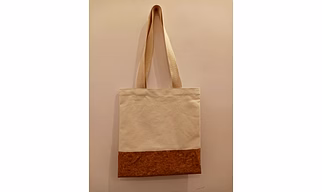 CORK AND COTTON TOTE BAG