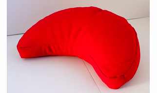 COTTON CRESCENT MOON  MEDITATION CUSHION