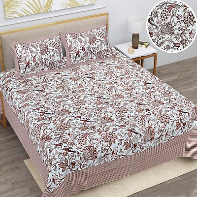luxury 100% cotton bedding sets – 120tc & 180tc