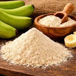 dried banana powder