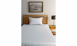 HEWAN cotton linen bedsheet single bed