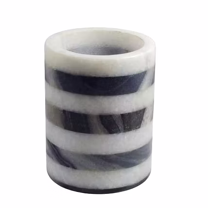 Stylish Pure Marble Stone Made designing Bathroom Accessories (Set of 3)-2