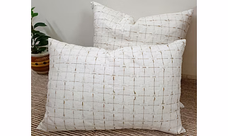 Handloomed Silk Textured Cushion Covers