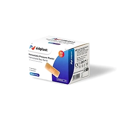 AIDPLAST Hemostatic Pressure Bandages For Dialysis Patients (50 Strips)