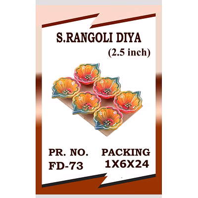clay diya s rangoli diya