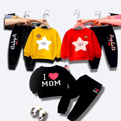 3-set pack: hosiery cotton full t-shirt & pant for kids' everyday wear