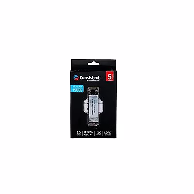 consistent 128gb m.2 sata 2280, with 520mb/s read speed, pcie gen 3.0, 5 years warranty