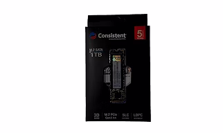 Consistent 1 TB M.2 NVMe 2280, with 1622MB/s Read Speed, PCIe Gen 3.0, Next Level Performance, Ultra Low Power Consumption, 5 Years Warranty.