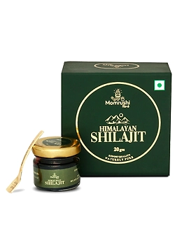 Momrushi Herb Pure Shilajit Resin (20g) 100% Natural, Organic, Ayurvedic, Naturally Sourced from Himalayas (Pure Himalayan Shilajit Resin, 20g)-MHS-sm