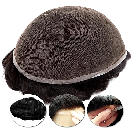 Full Lace Male Hair System-2