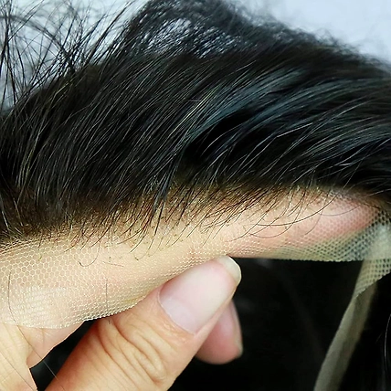 Front Lace Male Hair System-2