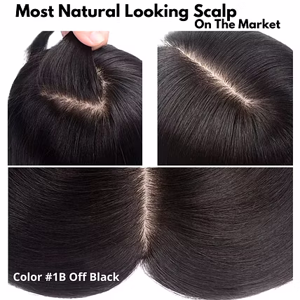 Scalp Skin Based Human Hair Wig-3