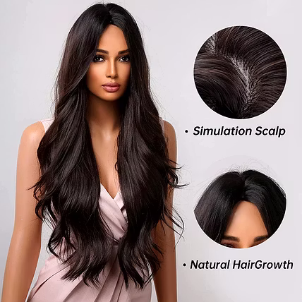 Scalp Skin Based Human Hair Wig-4