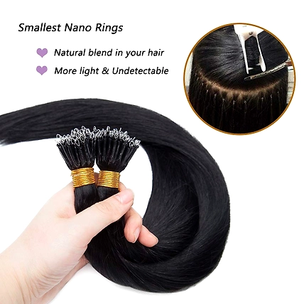 Nano Tips Permanent Hair Extensions-2