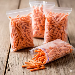 white label frozen carrots