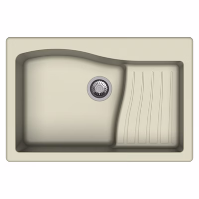 carysil d100 swan single bowl with drainer kitchen sink