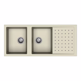 carysil d200 polo double bowl with drainer kitchen sink