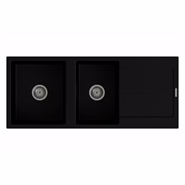 carysil d200l enigma double bowl with drainer kitchen sink