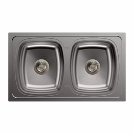 carysil elegance double bowl 34x20x8