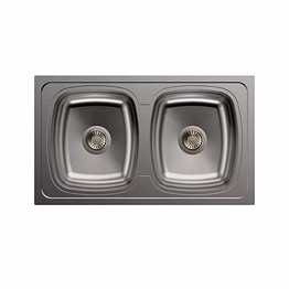 carysil elegance double bowl 34x20x9