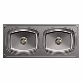 carysil elegance double bowl 45x20x8