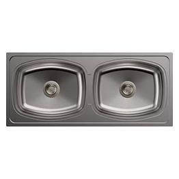 carysil elegance double bowl 45x20x9
