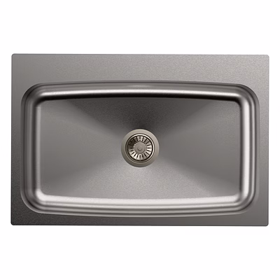 carysil elegance plus single bowl 30x20x8