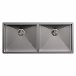 carysil quadro double bowl 45x20x9