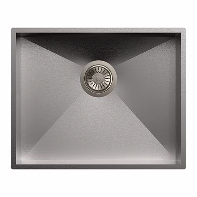 carysil quadro q10 single bowl 21x17x8