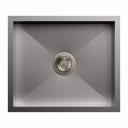carysil quadro q10 single bowl 21x18x9