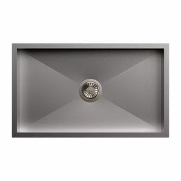 carysil quadro q10 single bowl 30x18x8