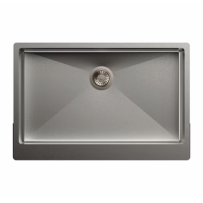 carysil straight appron sink 33x22x9
