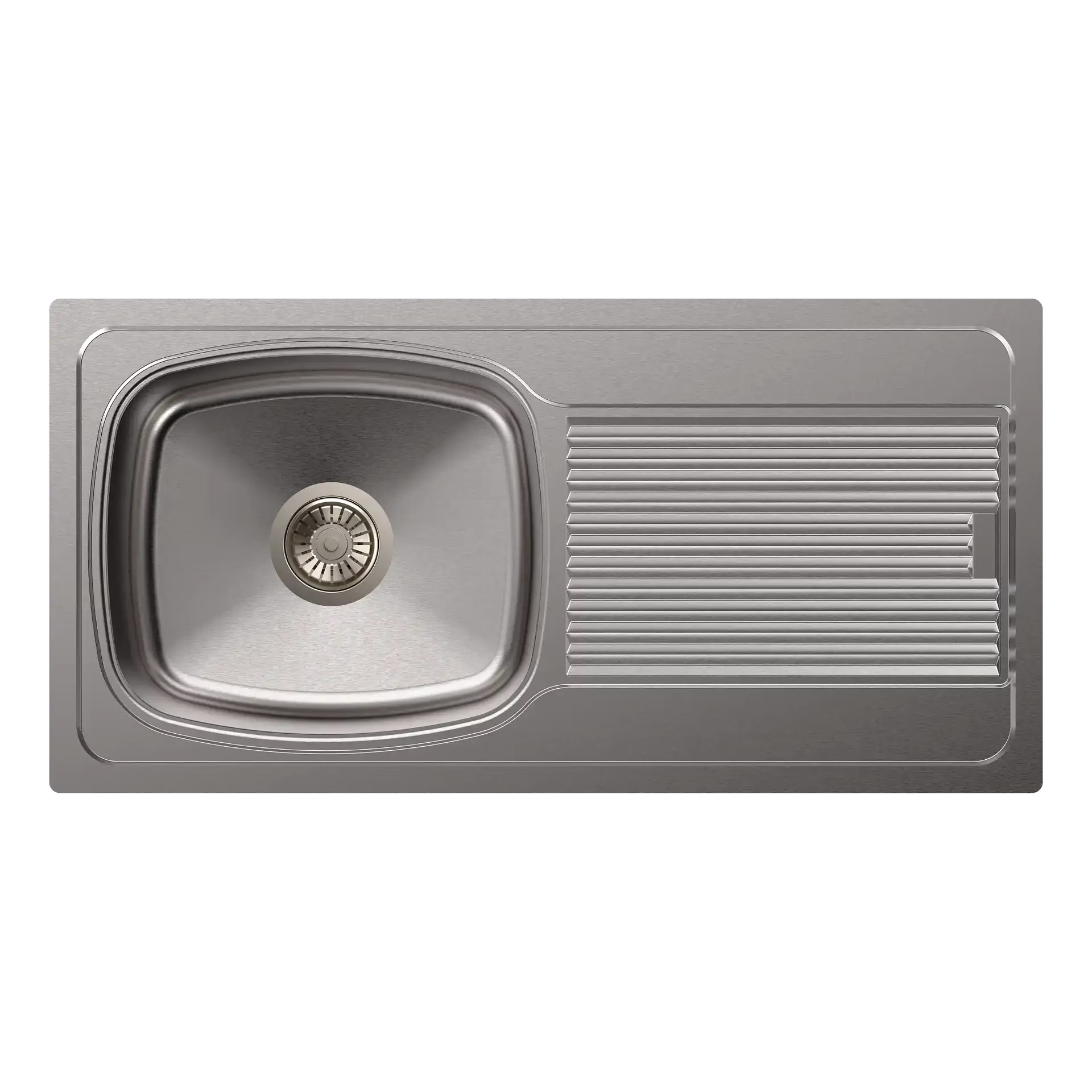 carysil vogue single bowl with drainboard 36x18x8