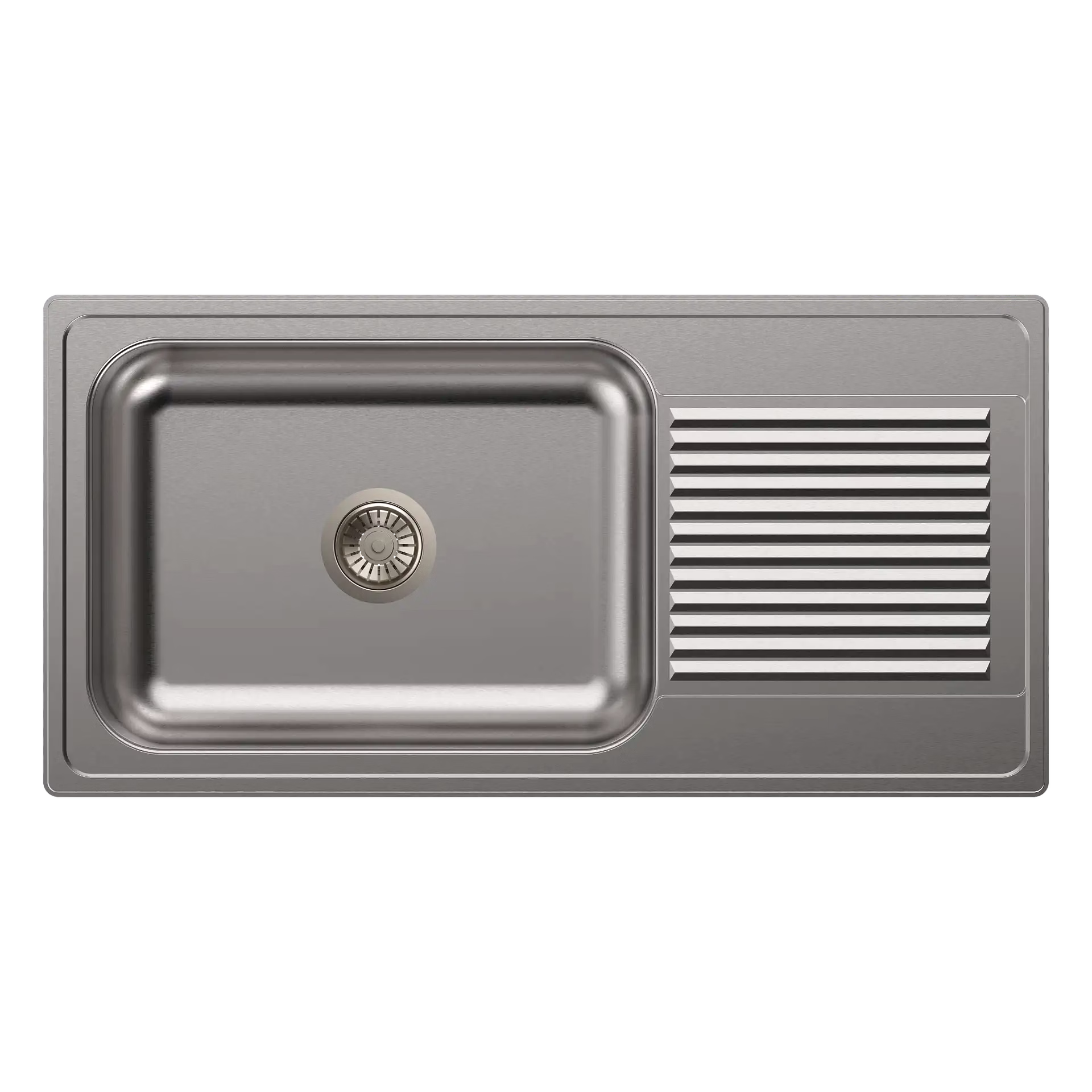 carysil vogue single bowl with drainer 40x20x8