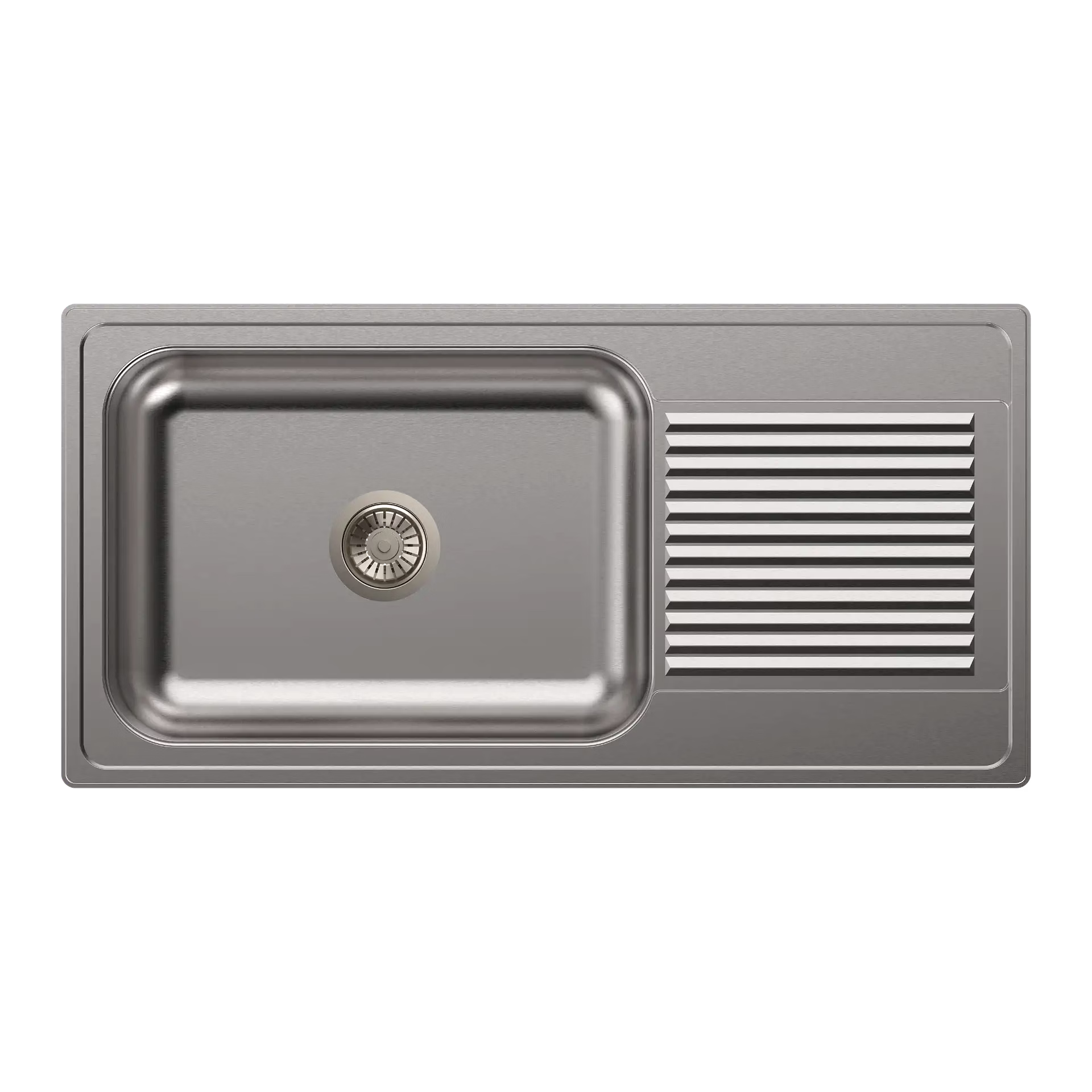 carysil vogue single bowl with drainer 40x20x9