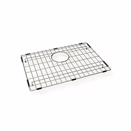 carysil wire grid for kitchen sink, 304-grade stainless steel, metal dish drying rack, self draining, prevents sliding, kitchen sink accessories, 32.6
