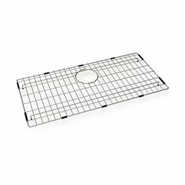 carysil wire grid for kitchen sink, 304-grade stainless steel, metal dish drying rack, self draining, prevents sliding, kitchen sink accessories, 33.2