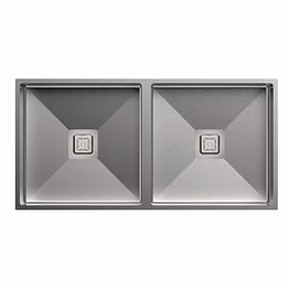 carysil micro radius r10 double bowl 34x17x8
