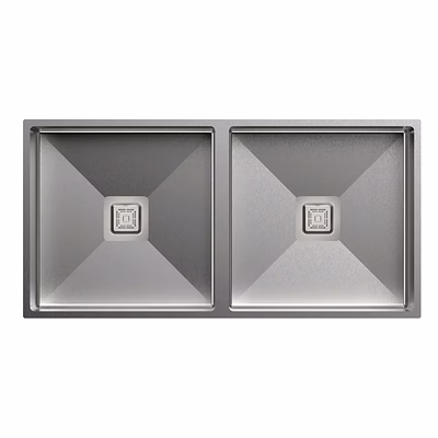 carysil micro radius r10 double bowl 34x17x8