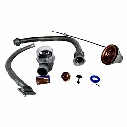 carysil plumbing kit rose gold