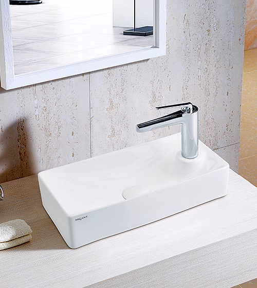 aquantindia ceramic table/wall-mounted wash basin